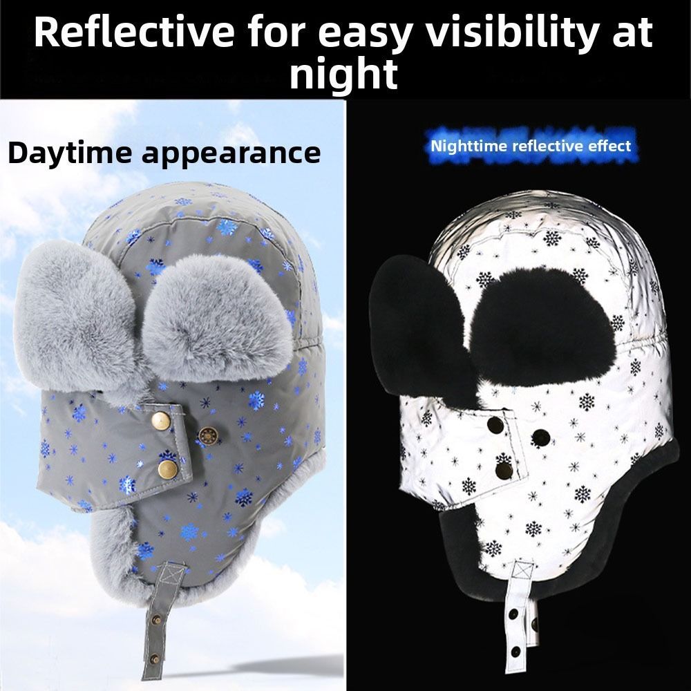 Trapper Hat Ear Flap - Novo Chapéu de Inverno com Forro