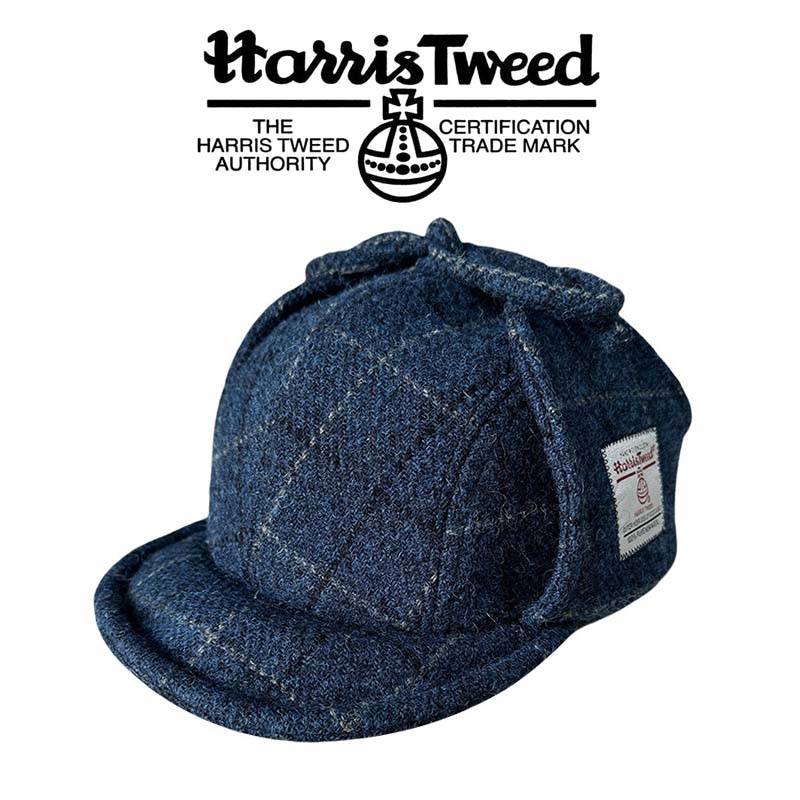 Trapper Hat Ear Flap - Chapéu Aviador Harris Tweed para Homens