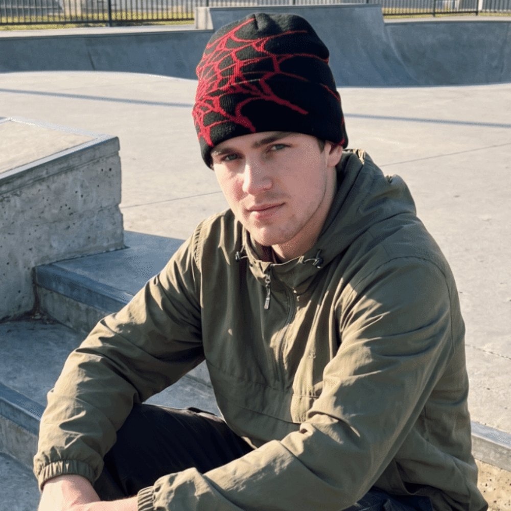 Beanie Cuffed Knit - Gorros de Malha Estilo Hip-hop com