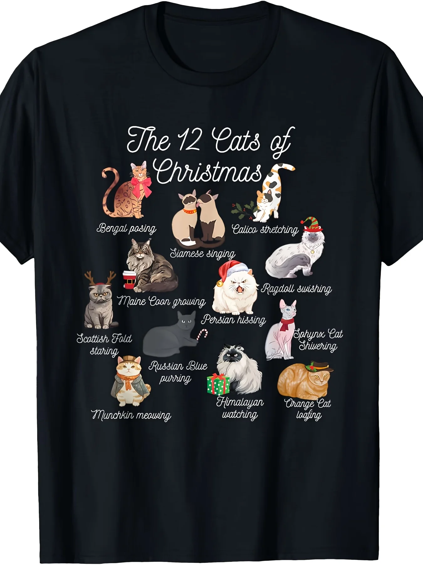 Dad Hat Cotton - Camiseta Os 12 Gatos de Natal