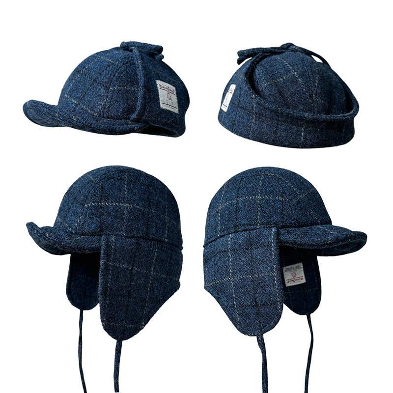 Chapéu Aviador Harris Tweed pa - Trapper Hat Ear Flap avaliação e preço
