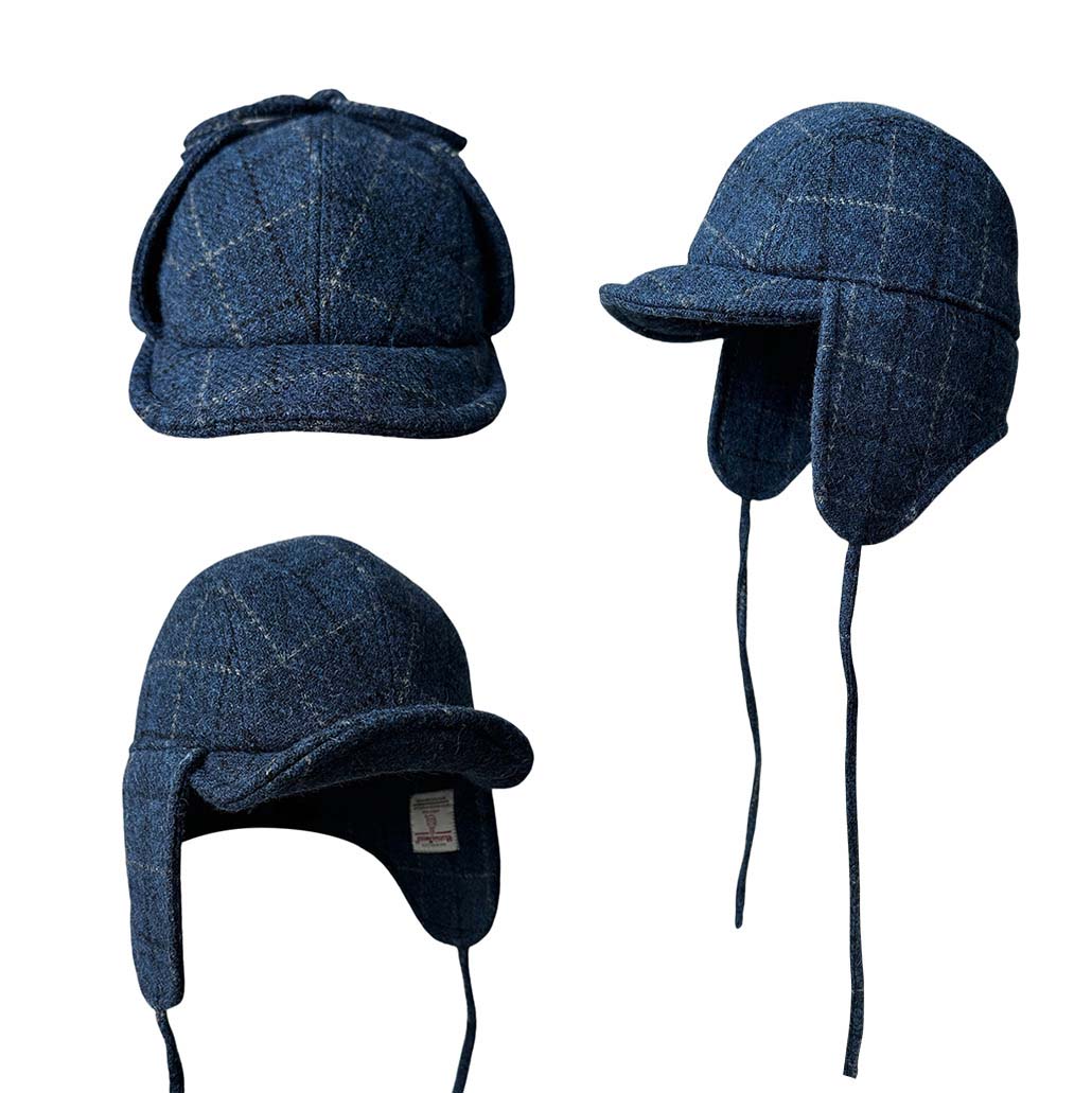 Chapéu Aviador Harris Tweed pa - Trapper Hat Ear Flap avaliação e preço