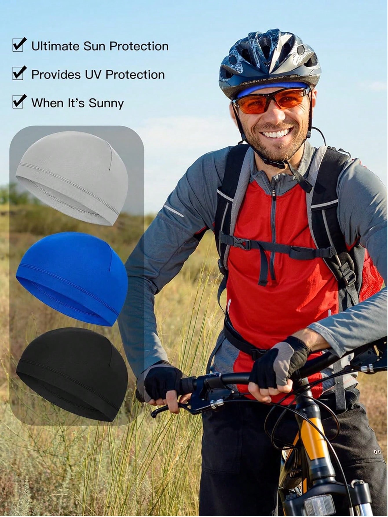 1 Touca de Ciclismo e Corrida  - Skull Cap Helmet Liner avaliação e preço