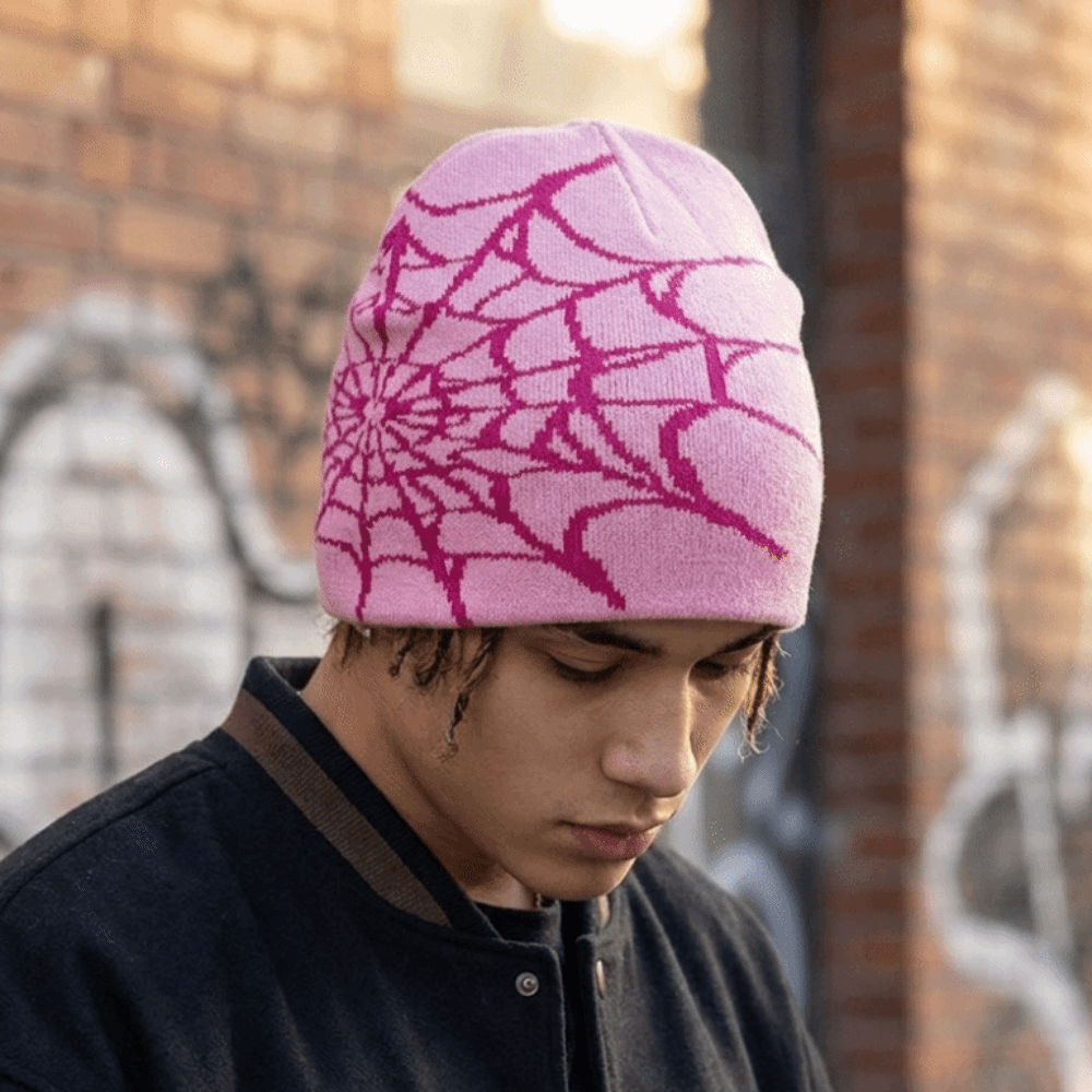 Gorros de Malha Y2K com Padrão - Beanie Cuffed Knit avaliação e preço
