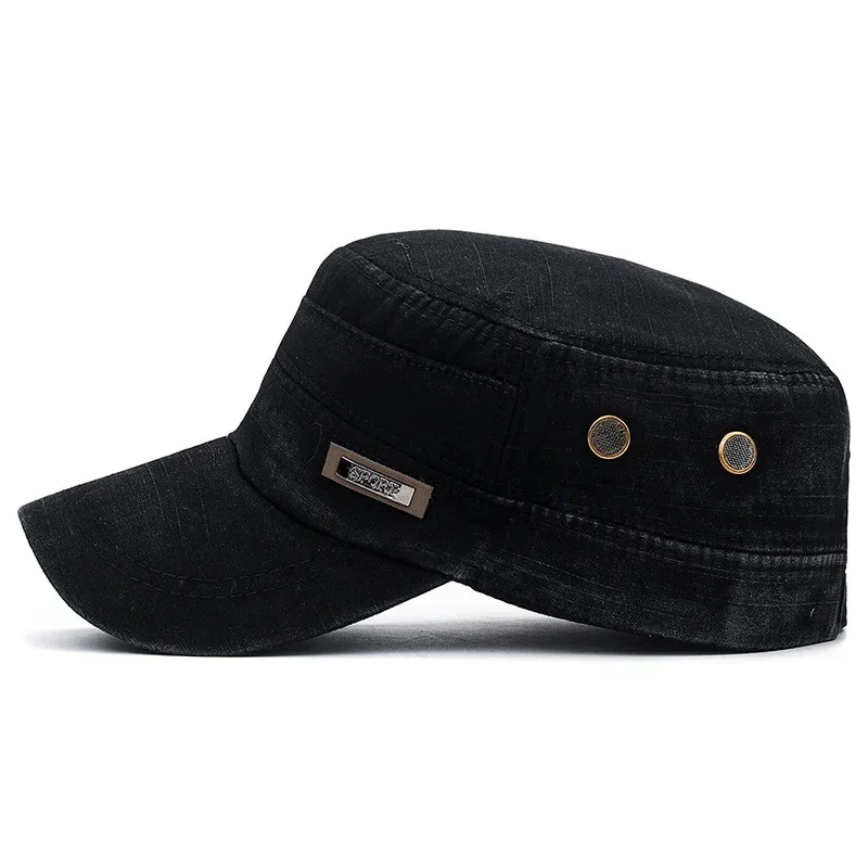 Boné plano de cadete militar,  - Snapback Hat Flat avaliação e preço